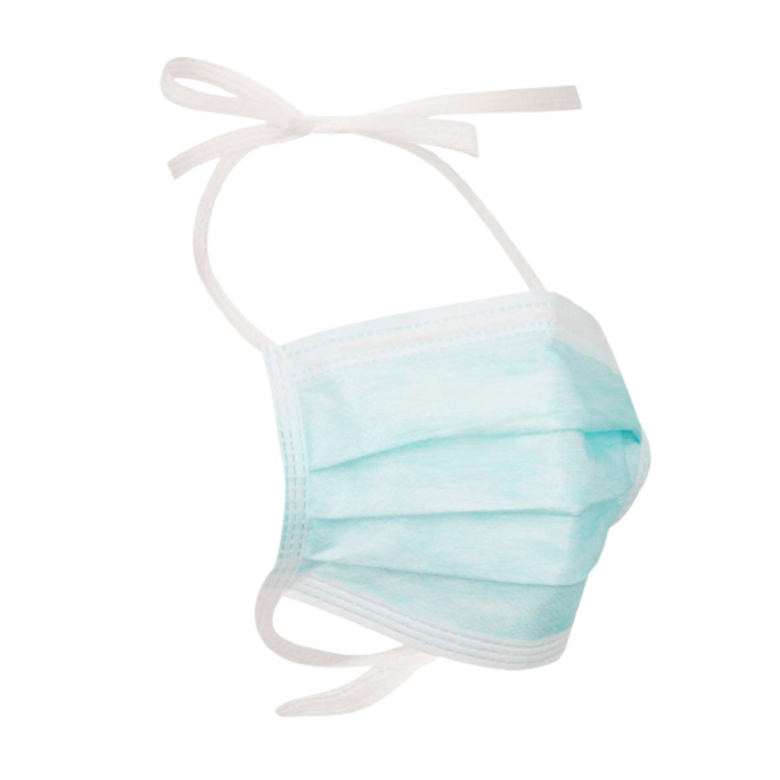 Enquip 3-Ply Type IIR Surgical Mask - Tie-Backs
