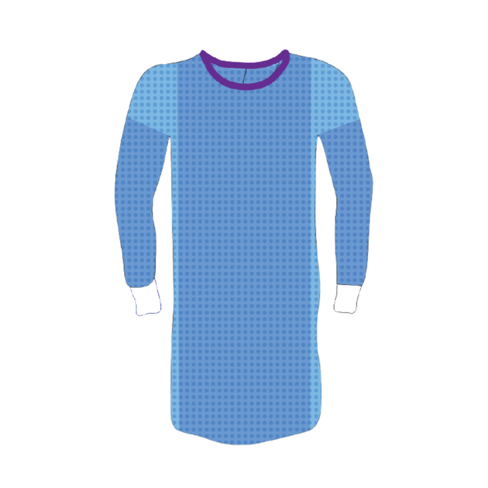247 Reinforced SSMMS Sterile Surgical Gown (L)